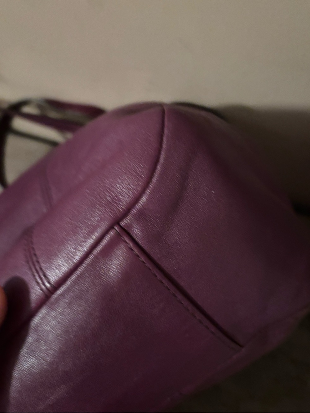 COACH ZOE EAST WEST TOTE  PLUM - Picture 7 of 12